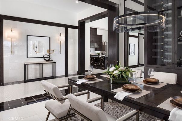 Dining room, Interior, Recessed Lighting