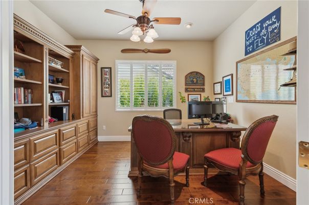 Home Office, Interior, Wood Texture Flooring