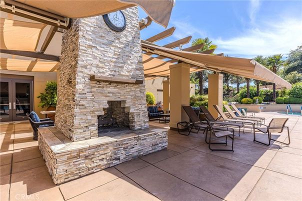 Exterior, Fireplace, Pool