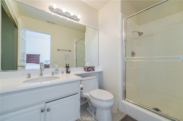 Bathroom, Dual Sink Vanities, Glass Shower, Interior
