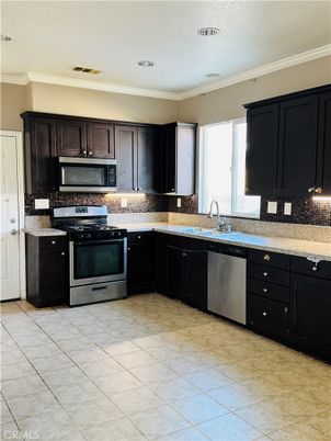 Interior, Kitchen, Recessed Lighting, Stainless Steel Appliances