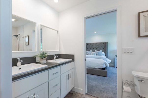 Bathroom, Bedroom, Dual Sink Vanities, Interior, Recessed Lighting