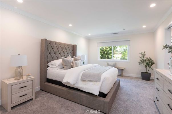 Bedroom, Interior, Recessed Lighting