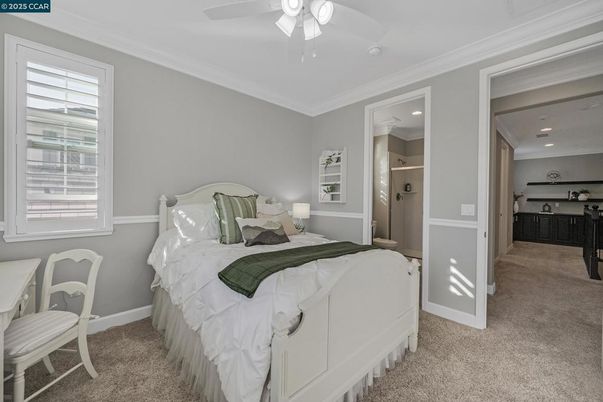 Bedroom, Interior, Recessed Lighting
