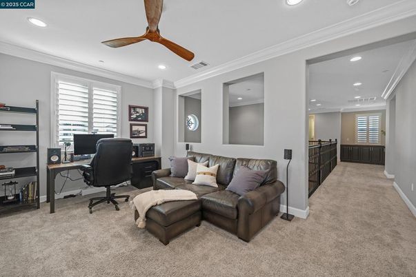 Home Office, Interior, Recessed Lighting