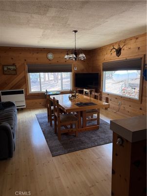 Dining room, Interior, Wood Texture Flooring, Wooden Walls