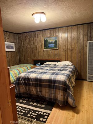 Bedroom, Interior, Wood Texture Flooring, Wooden Walls