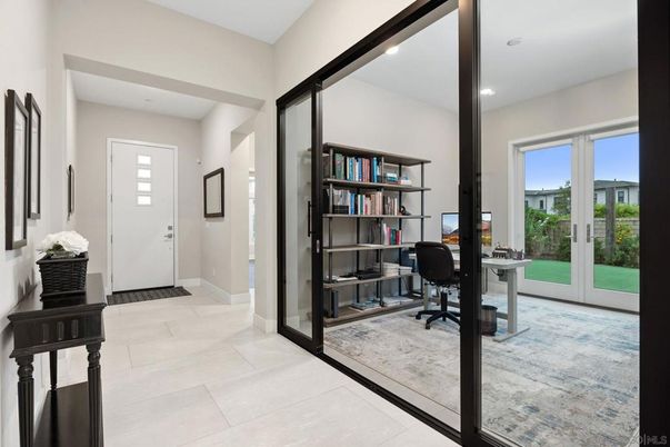 Home Office, Interior, Recessed Lighting