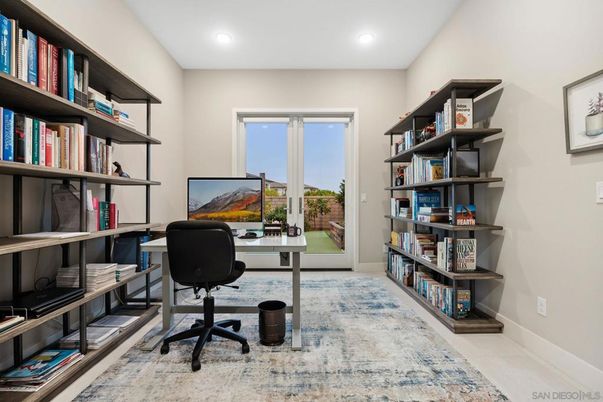 Home Office, Interior, Recessed Lighting