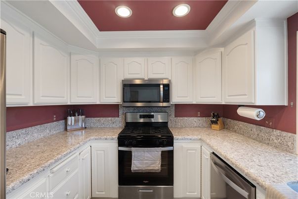 Interior, Kitchen, Recessed Lighting, Stainless Steel Appliances