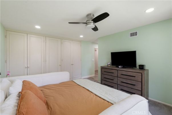 Bedroom, Interior, Recessed Lighting