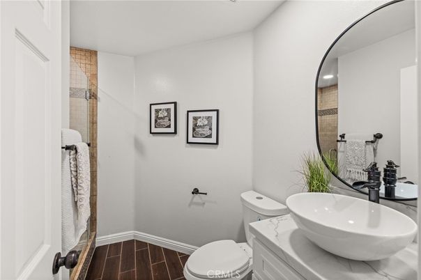 Bathroom, Interior, Wood Texture Flooring