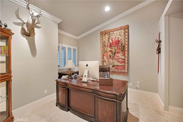Home Office, Interior, Recessed Lighting