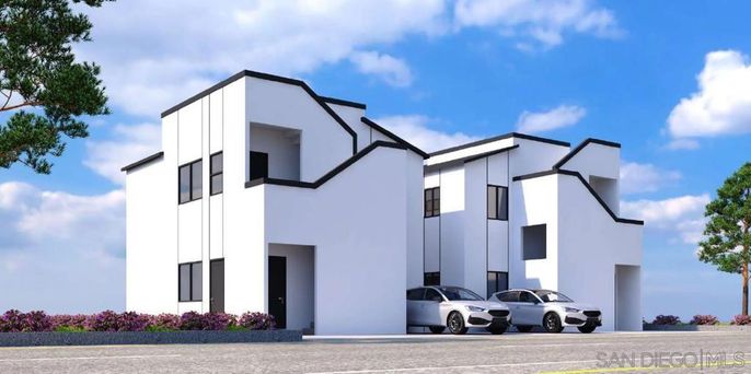 Attached, Exterior, Facade, Modern