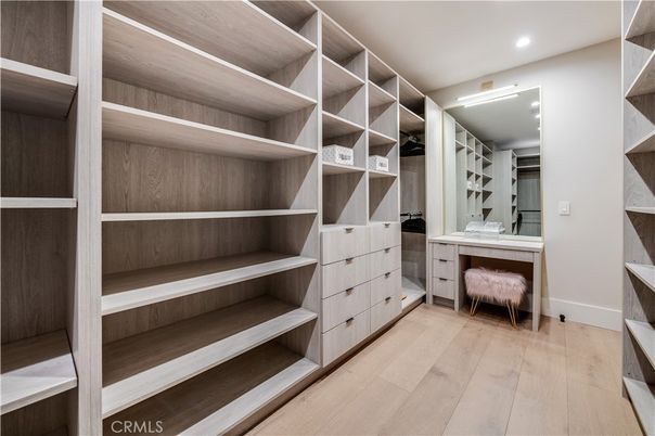 Interior, Recessed Lighting, Walk-in Closets, Wood Texture Flooring