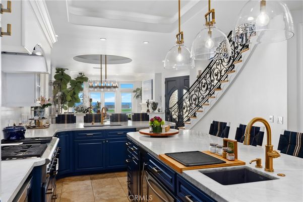 Interior, Kitchen, Pendant Lights, Recessed Lighting, Water