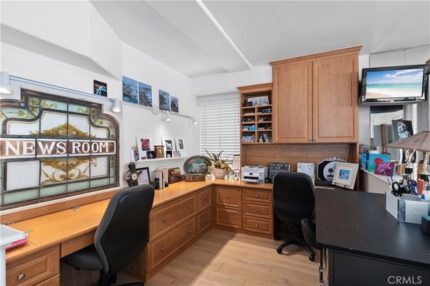 Home Office, Interior, Wood Texture Flooring