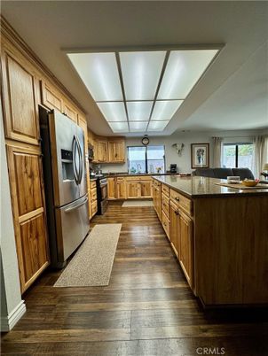 Interior, Kitchen, Wood Texture Flooring