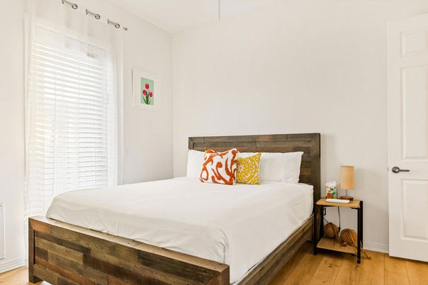 Bedroom, Interior, Wood Texture Flooring