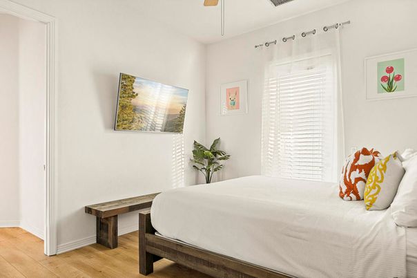 Bedroom, Interior, Wood Texture Flooring