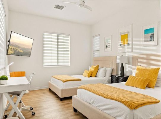 Bedroom, Interior, Wood Texture Flooring