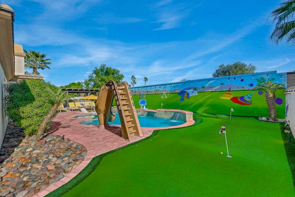 Backyard, Exterior, Playground, Pool