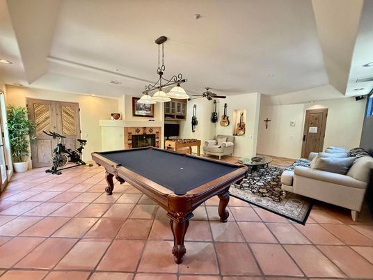 Billiard Table, Fitness Equipment, Game Room, Interior, Pendant Lights, Recessed Lighting