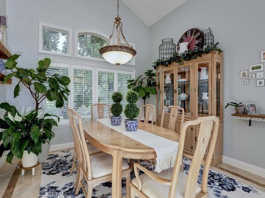 Dining room, Interior, Pendant Lights