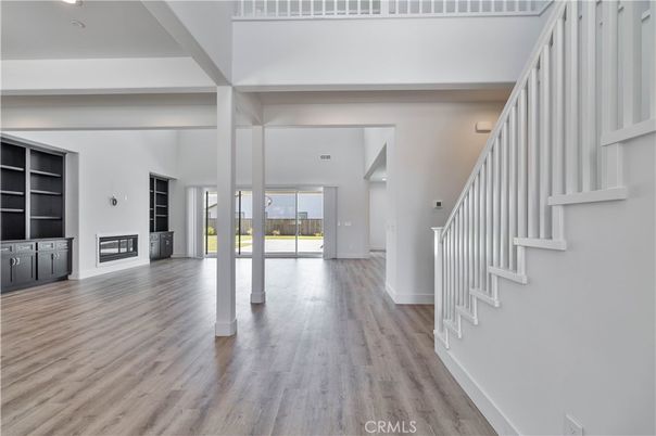 Fireplace, Interior, Wood Texture Flooring