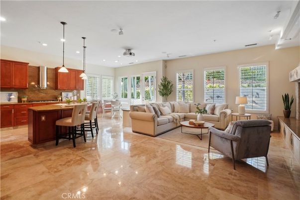 Dining room, Interior, Kitchen, Living room, Pendant Lights, Recessed Lighting