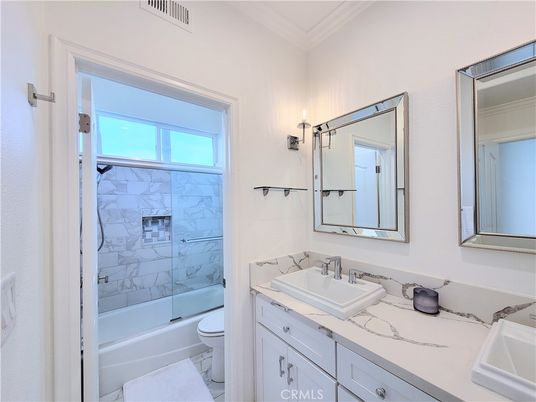 Bathroom, Glass Shower, Interior, Marble Walls