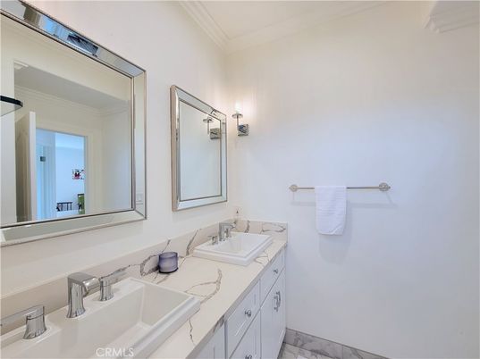 Bathroom, Dual Sink Vanities, Interior, Marble