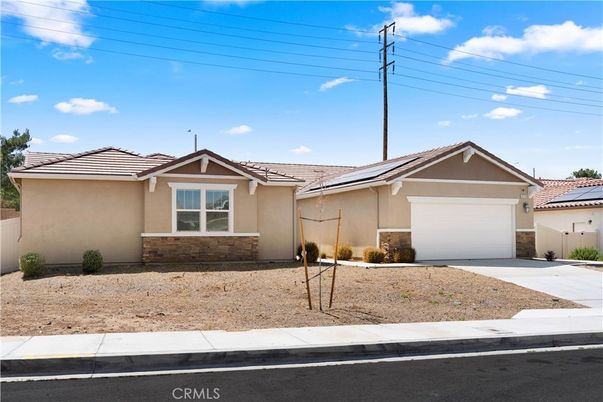 Attached, Exterior, Facade, Solar Panels, Ranch