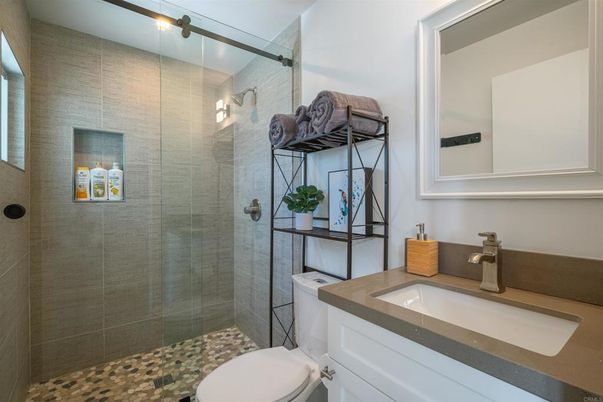 Bathroom, Glass Shower, Interior