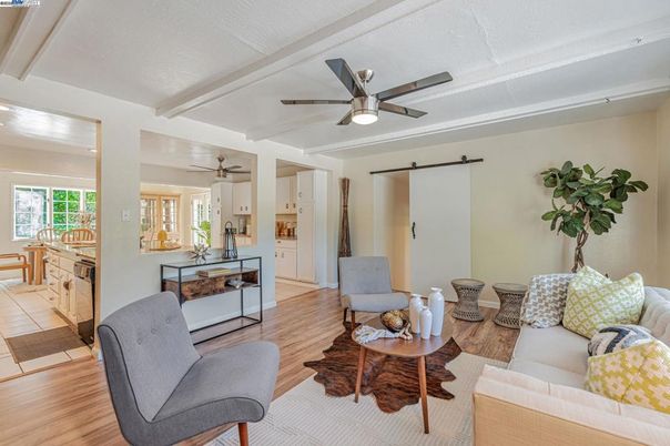 Interior, Kitchen, Living room, Wood Texture Flooring