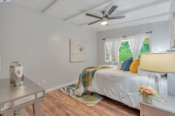 Bedroom, Interior, Wood Texture Flooring