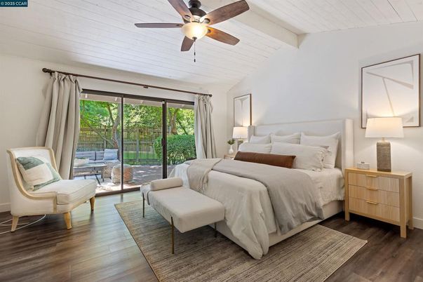 Bedroom, Interior, Wood Texture Flooring