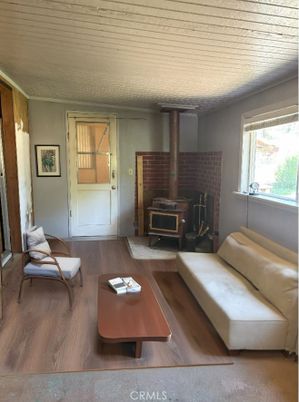 Fireplace, Interior, Living room, Stone Walls, Wood Texture Flooring
