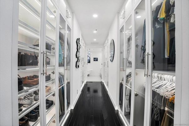 Interior, Recessed Lighting, Walk-in Closets, Wood Texture Flooring
