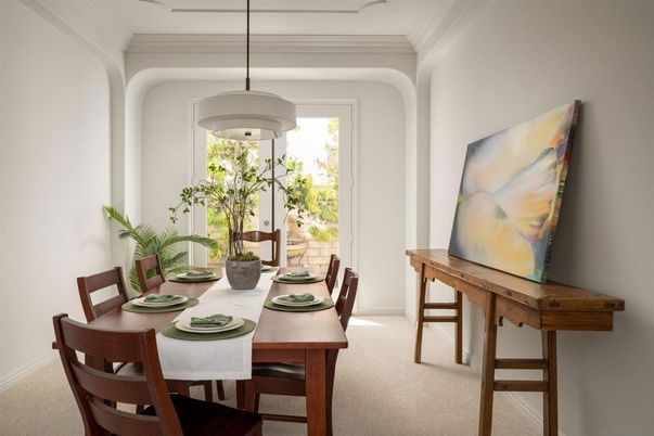 Dining room, Interior, Pendant Lights