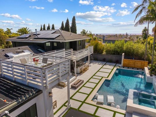 Exterior, Hot Tub, Pool, Solar Panels