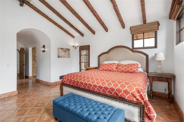 Bedroom, Interior, Wooden Beams