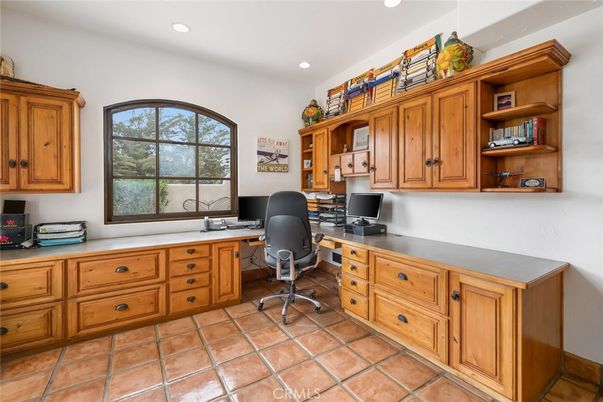 Home Office, Interior, Recessed Lighting
