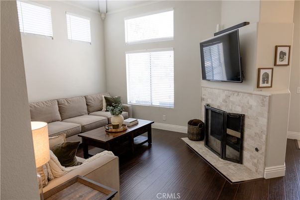 Fireplace, Interior, Living room, Wood Texture Flooring