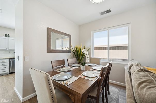 Dining room, Interior, Wood Texture Flooring