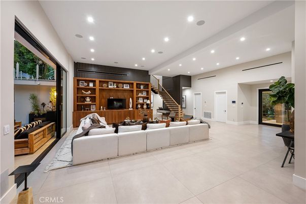Interior, Living room, Recessed Lighting