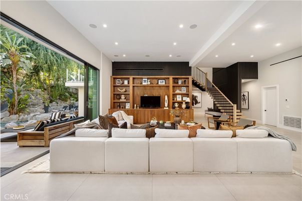 Interior, Living room, Recessed Lighting