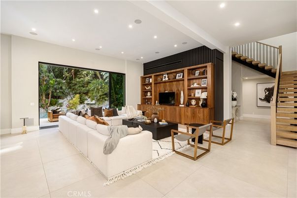 Interior, Living room, Recessed Lighting