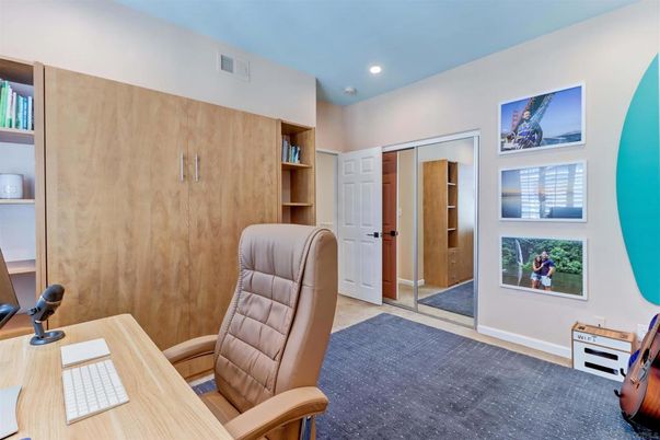 Home Office, Interior, Recessed Lighting