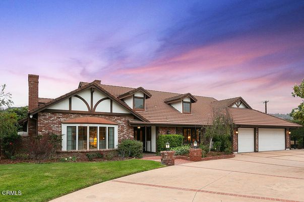 Attached, Exterior, Facade, Brick Facade, Tudor Revival